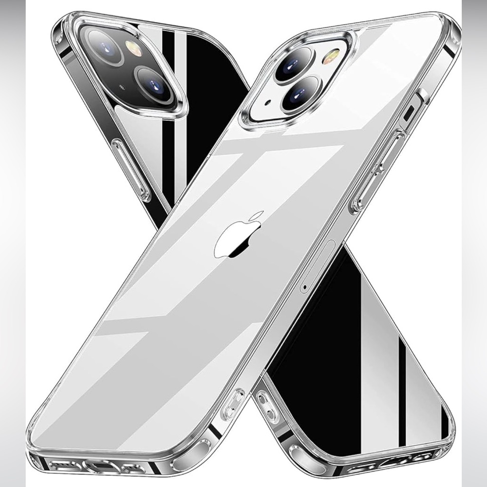 AEDILYS Shockproof for iPhone 13 Case, Non-Yellowing, Military Grade, Slim Clear